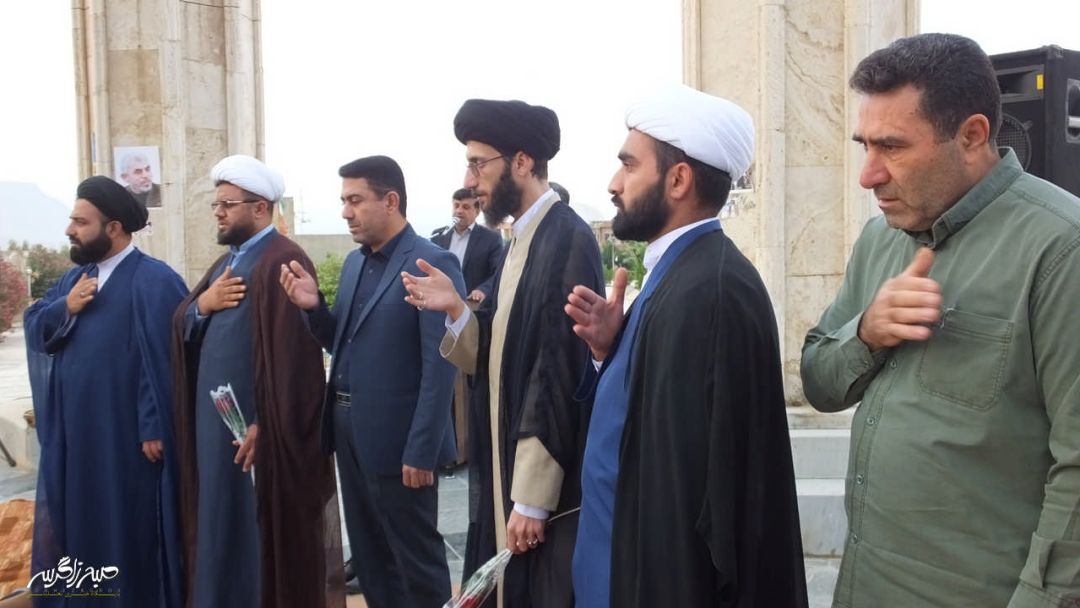 تجدید میثاق مسئولان گچساران با شهدا