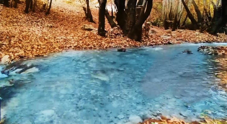 نگاهی به زیبایی‌های بکر پاییزی تنگ گنجه‌ای