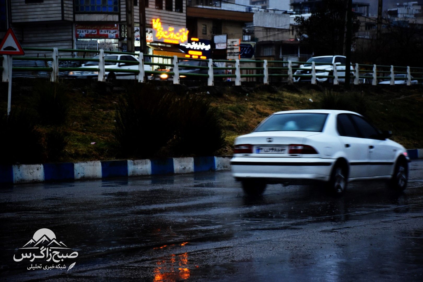 طراوت باران بر دامان پایتخت طبیعت ایران