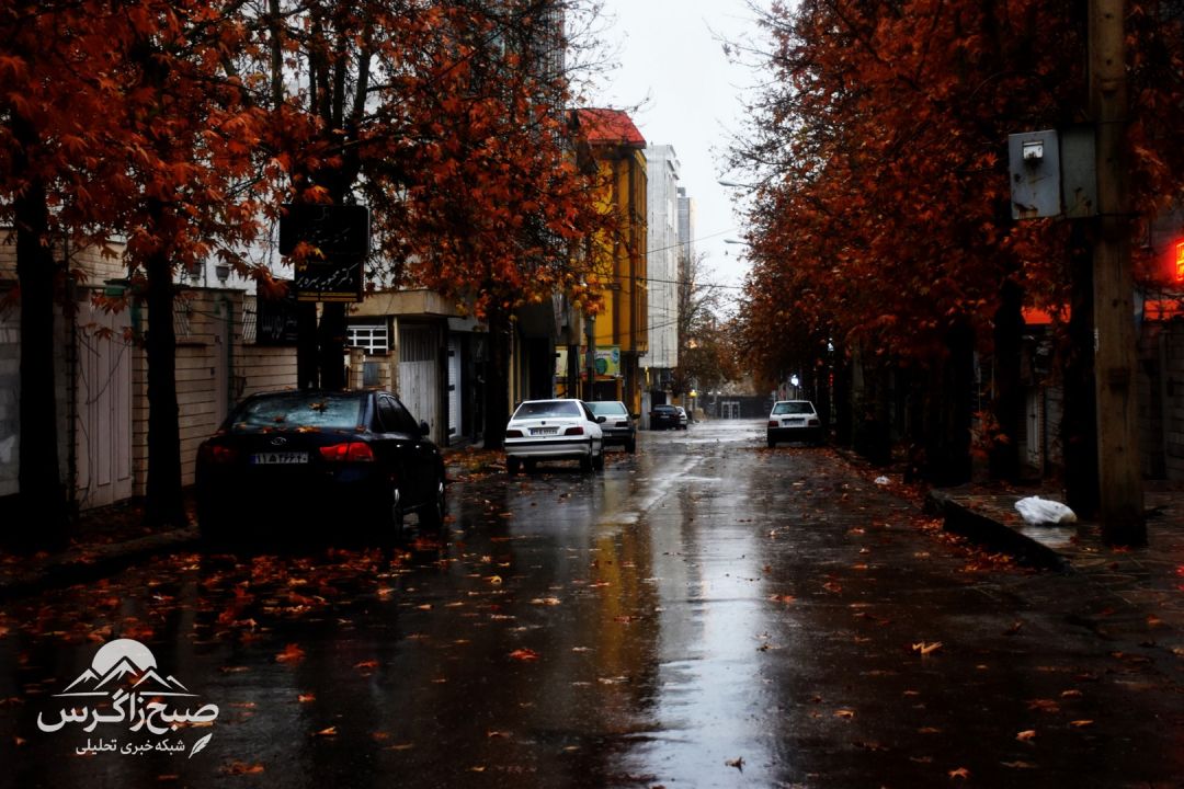 طراوت باران بر دامان پایتخت طبیعت ایران