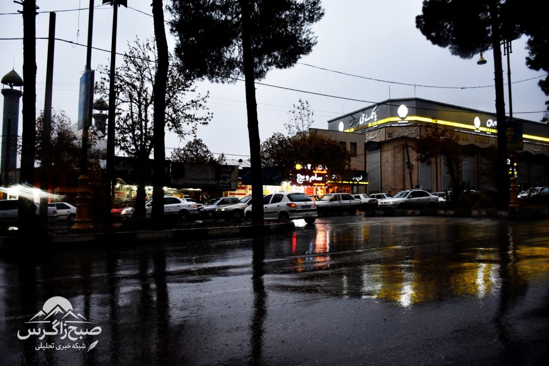 طراوت باران بر دامان پایتخت طبیعت ایران