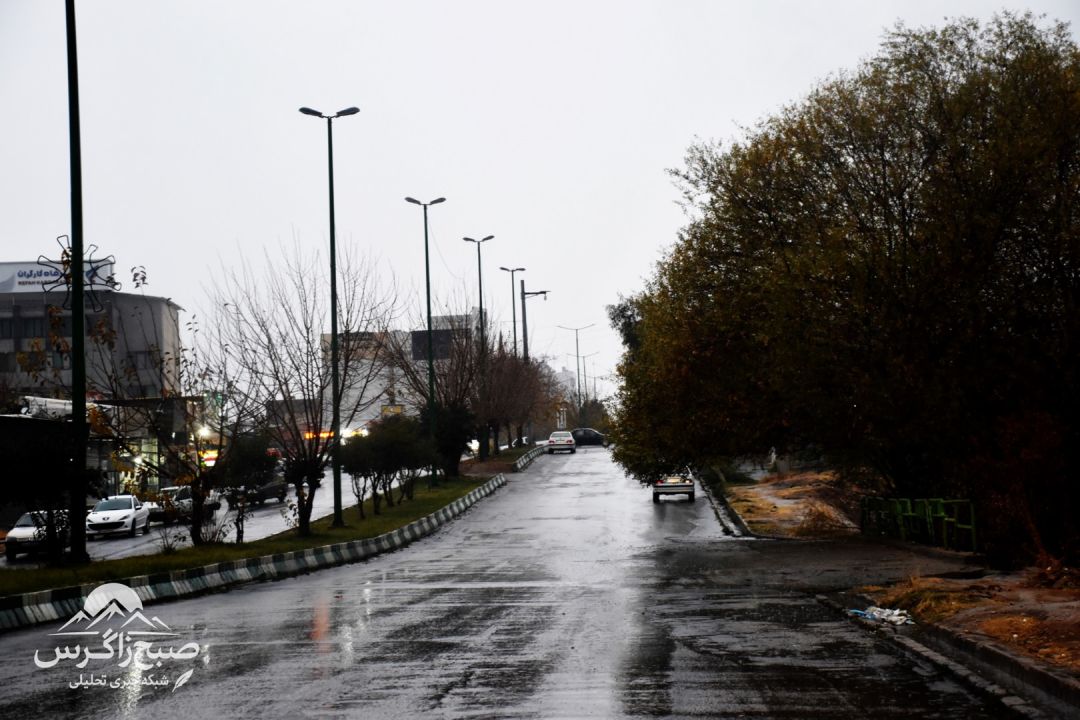 طراوت باران بر دامان پایتخت طبیعت ایران