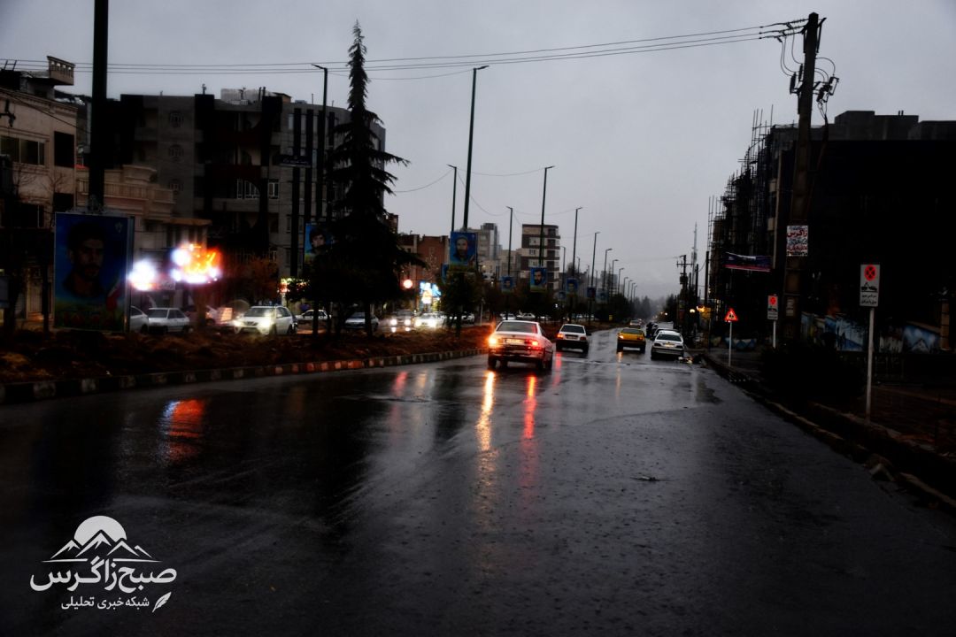 طراوت باران بر دامان پایتخت طبیعت ایران