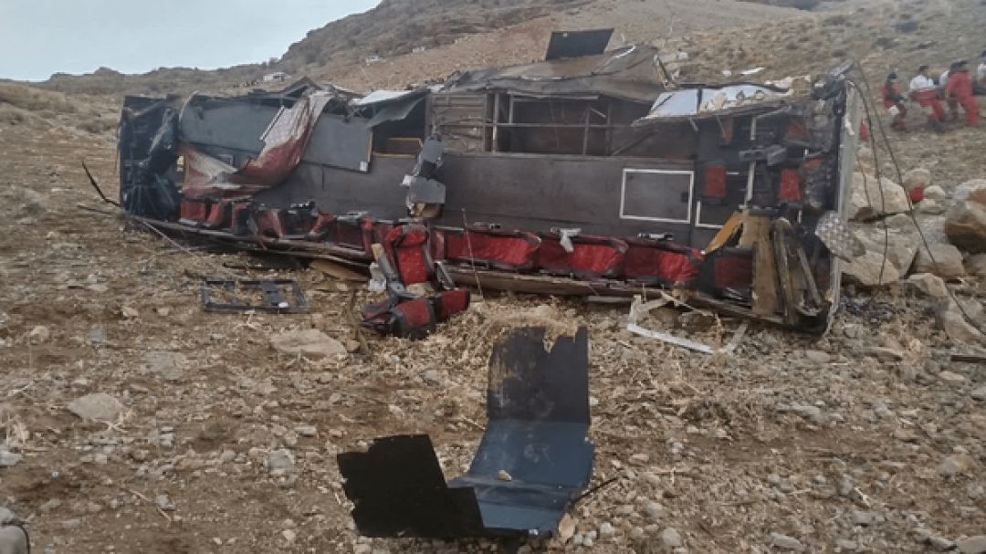 ۳ فوتی و ۱۵مصدوم بر اثر سانحه اتوبوس