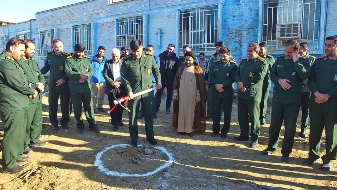 آیین کلنگ‌زنی مسجد امام محمدباقر (ع) در گچساران