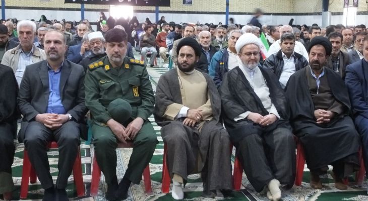 تجمع پرشور گچسارانی‌ها در سالروز حماسه ۹ دی