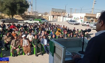 نواخته شدن زنگ انقلاب در مدارس بهمئی