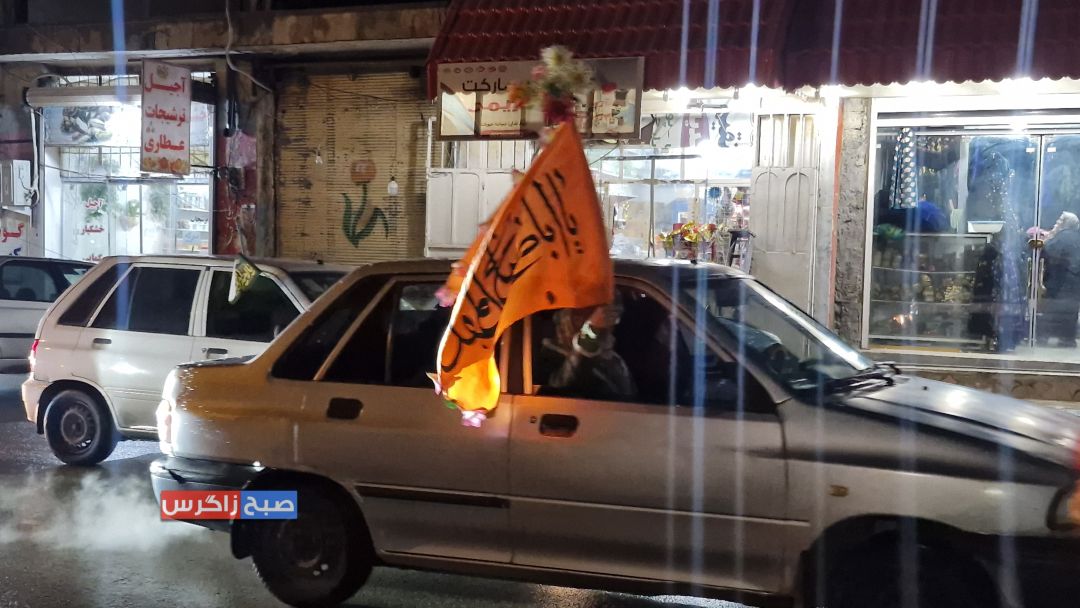 کاروان شادی خودرویی در شهرستان باشت