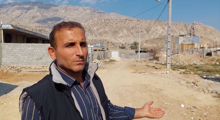 محله‌ای در لنده که امکانات اولیه محروم است