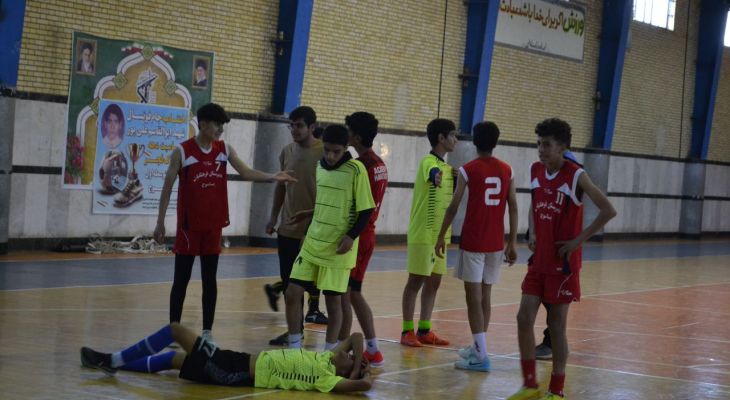 قهرمانی مدرسه فرهنگیان در مسابقات فوتسال مدارس