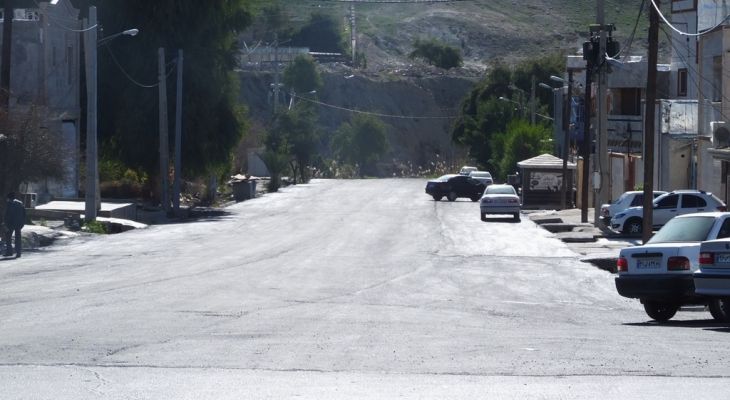 خیابانی که پس از 40 سال آسفالت شد+ تصاویر