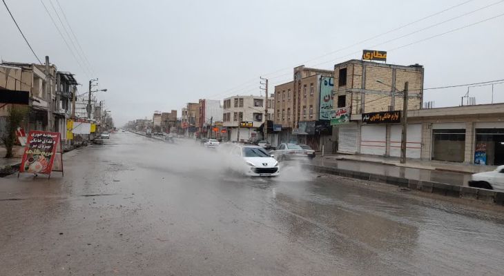 آب‌گرفتگی معابر مشکل همیشگی شهر یاسوج