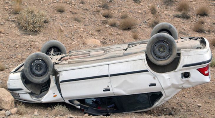 ۵ مصدوم در پی واژگونی سمند در گچساران