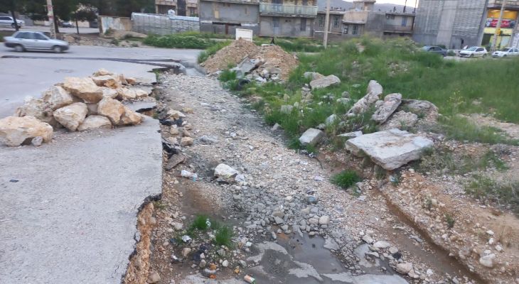 آبراه نیمه کاره؛ دردسر جدید در یاسوج+ تصاویر