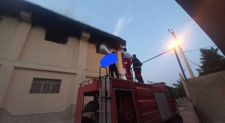 آتش‌سوزی در دهدشت ۲ مصدوم برجا گذاشت