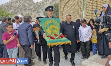 میزبانی روستائیان باشت از کاروان زیر سایه خورشید