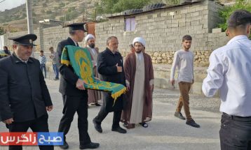 میزبانی روستائیان باشت از کاروان زیر سایه خورشید