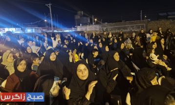 استقبال پرشور باشتیها از پرچم متبرک امام رضا(ع)