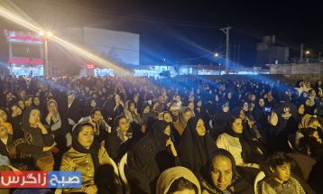 استقبال پرشور باشتیها از پرچم متبرک امام رضا(ع)