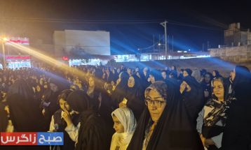 استقبال پرشور باشتیها از پرچم متبرک امام رضا(ع)