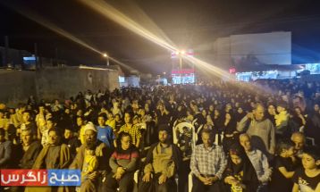 استقبال پرشور باشتیها از پرچم متبرک امام رضا(ع)