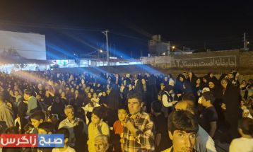 استقبال پرشور باشتیها از پرچم متبرک امام رضا(ع)