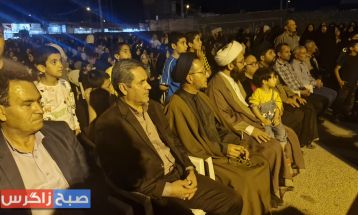 استقبال پرشور باشتیها از پرچم متبرک امام رضا(ع)