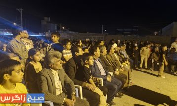 استقبال پرشور باشتیها از پرچم متبرک امام رضا(ع)