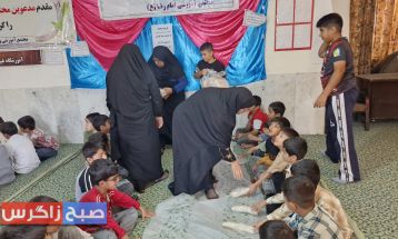 توزیع صبحانه سالم بین دانش‌آموزان مدارس باشت