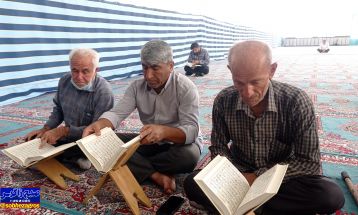 محفل انس با قرآن شهدای خدمت در بهمئی