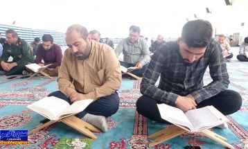 محفل انس با قرآن شهدای خدمت در بهمئی