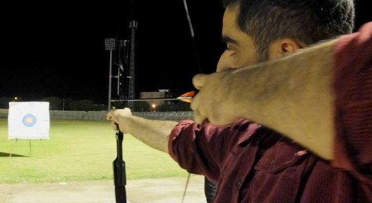 مسابقات تیراندازی با کمان در گچساران+ تصاویر