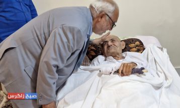 حضور سردار فضلی در خانه جانباز باشتی