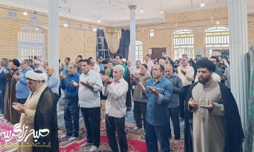 اقامه نماز عید قربان در شهرستان باشت