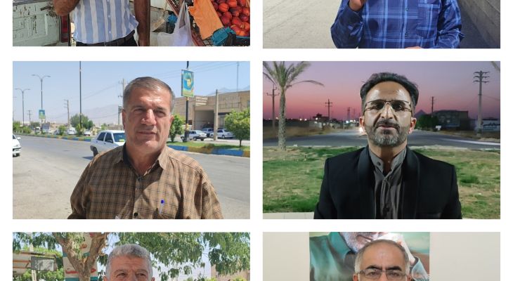 مردم بهمئی پاسخ یاوه‌گویی‌های ترامپ را دادند