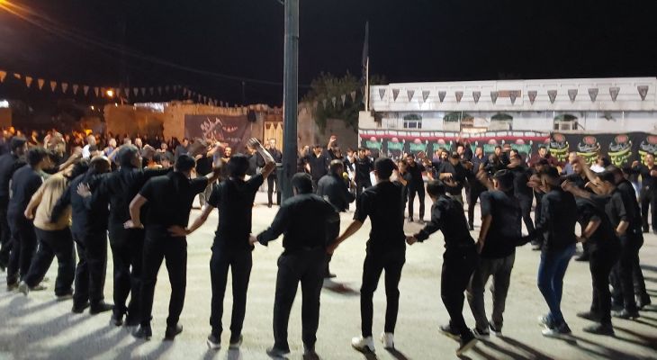 عزاداری شب پنجم محرم در لنده