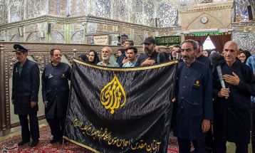 غبارروبی و زیارت مضجع شریف حضرت شاهچراغ(ع)