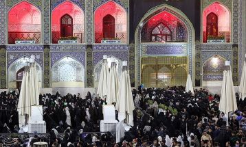 حال‌وهوای حرم در شب شهادت امام رضا(ع)