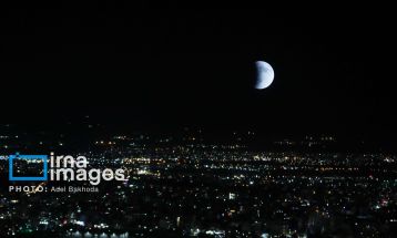 ماه‌گرفتگی در آسمان ایران