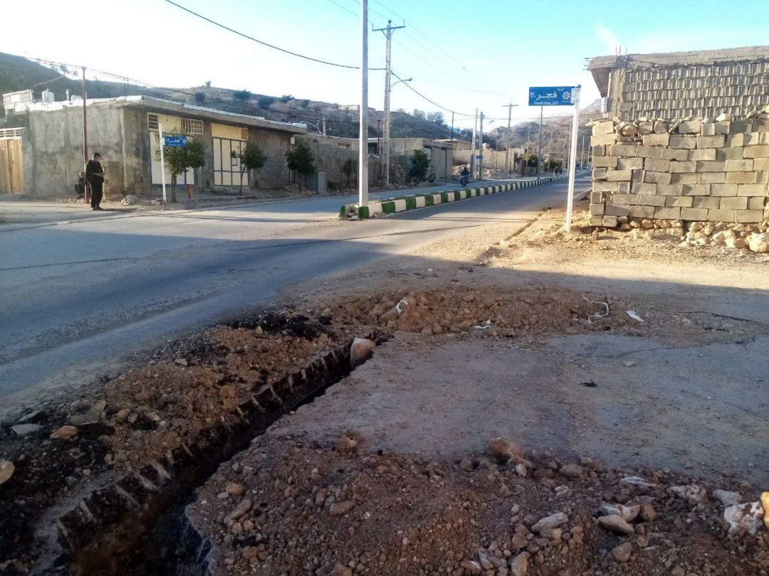 حفاری فیبر نوری بلای جان شهروندان لنده‌ای