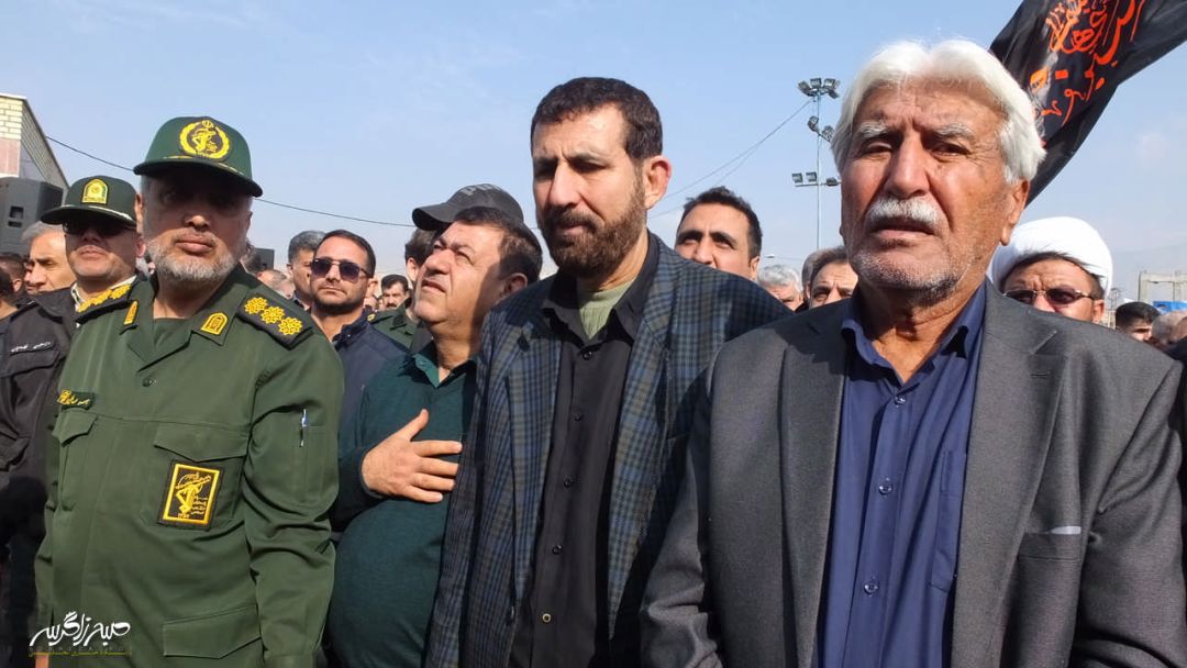 تصاویری متفاوت از تشییع «شهدای امنیت» در گچساران