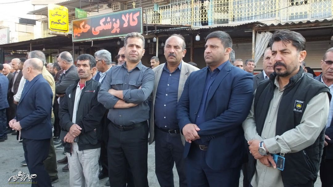 تصاویری متفاوت از تشییع «شهدای امنیت» در گچساران