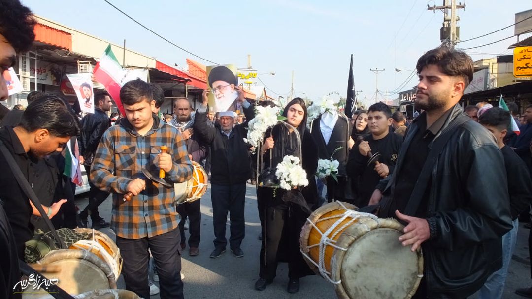 تصاویری متفاوت از تشییع «شهدای امنیت» در گچساران