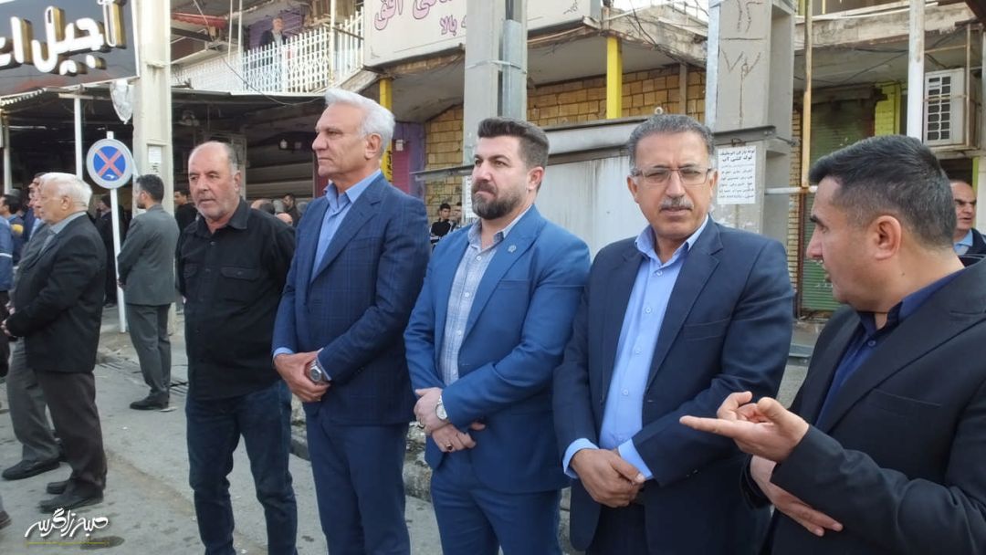 تصاویری متفاوت از تشییع «شهدای امنیت» در گچساران