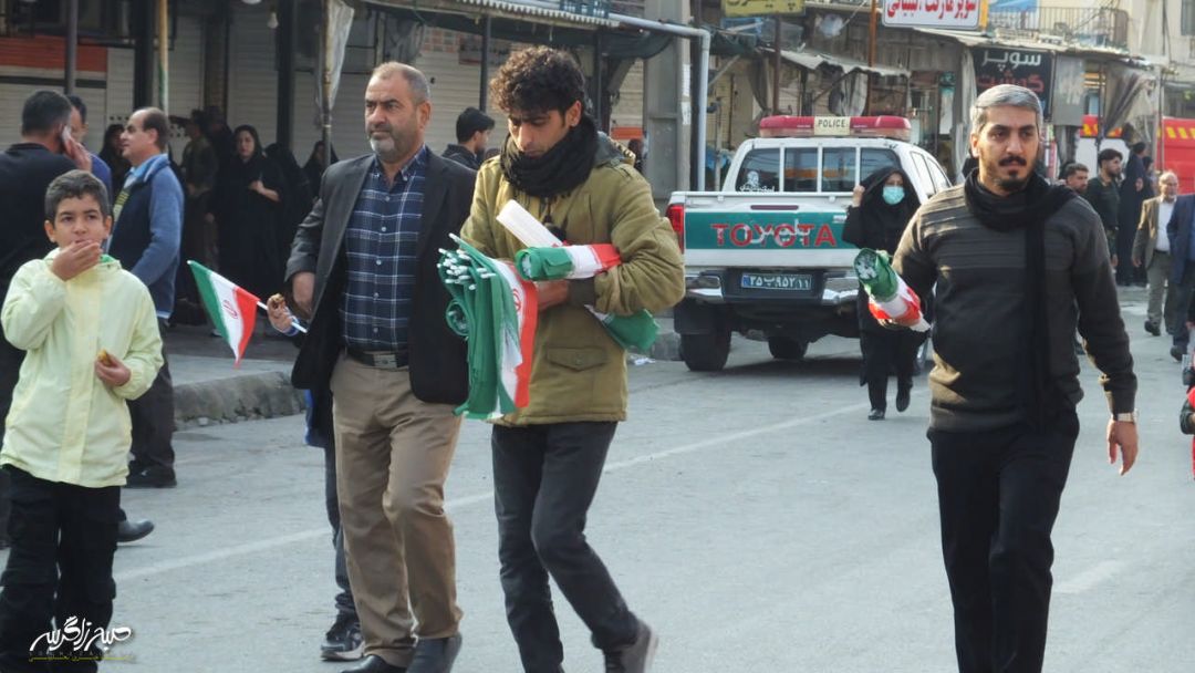 تصاویری متفاوت از تشییع «شهدای امنیت» در گچساران