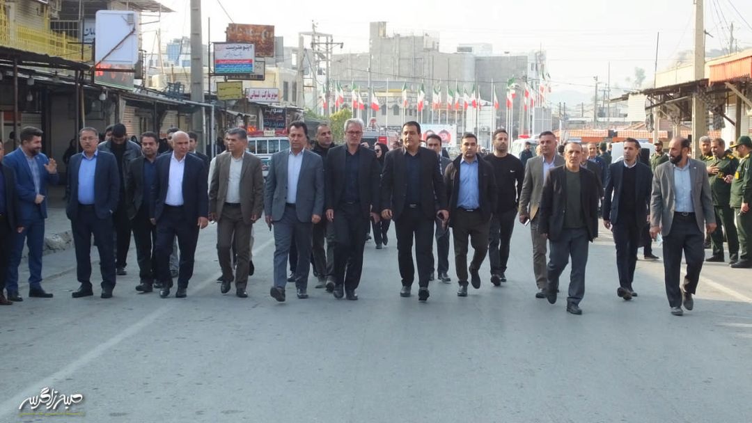 تصاویری متفاوت از تشییع «شهدای امنیت» در گچساران