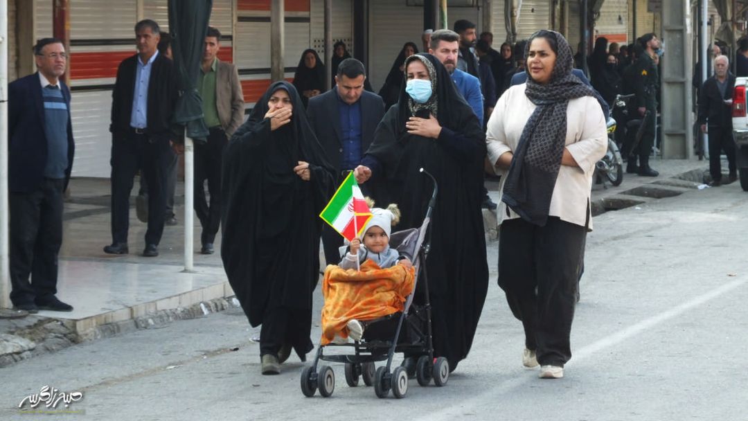 تصاویری متفاوت از تشییع «شهدای امنیت» در گچساران