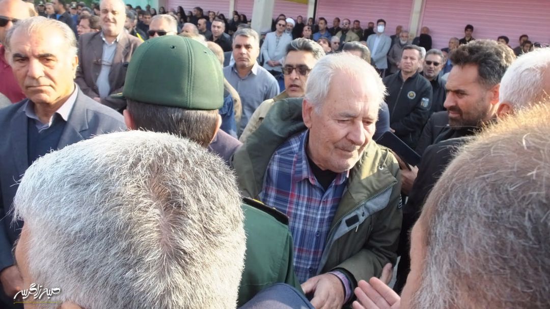 تصاویری متفاوت از تشییع «شهدای امنیت» در گچساران