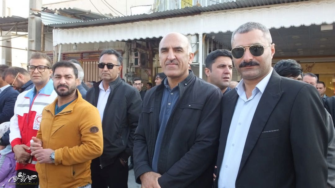 تصاویری متفاوت از تشییع «شهدای امنیت» در گچساران