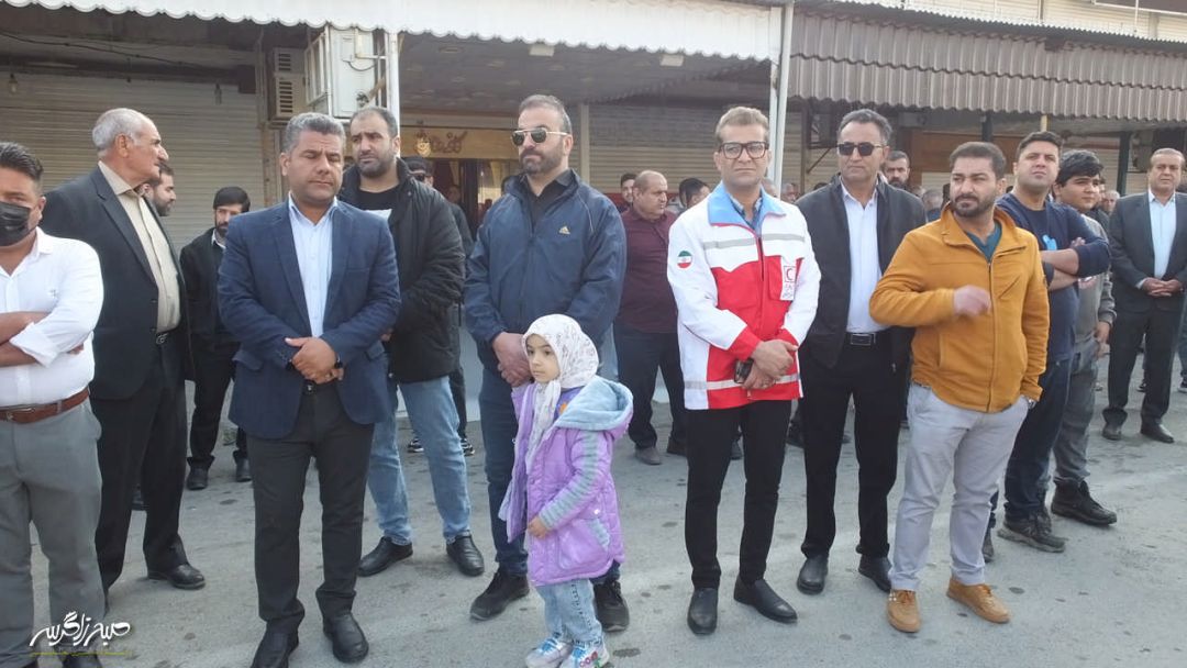 تصاویری متفاوت از تشییع «شهدای امنیت» در گچساران